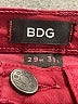 BDG Burgundy Jeans Size 29 waist - photo 7