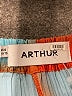 Arthur Print Orange Casual Pants Size 6 - photo 3