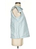 BCBGeneration 100% Cotton Blue Short Sleeve Top Size S - photo 4