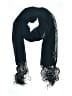 Casual Corner 100% Polyester Black Teal Scarf One size - photo 1