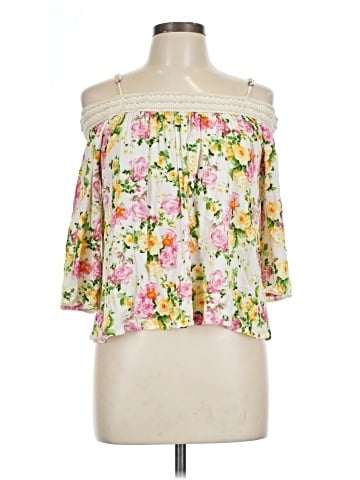 Chloe K 3/4 Sleeve Blouse (view 1)