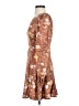 Dee Elly 100% Polyester Floral Brown Cocktail Dress Size XS - photo 5