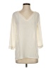 Gap 100% Polyester Ivory 3/4 Sleeve T-Shirt Size XS - photo 1
