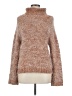 ABound Tweed Brown Turtleneck Sweater Size M - photo 1