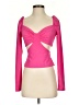 Louna Pink Long Sleeve Top Size S - photo 1