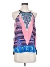 Mustard Seed 100% Polyester Pink Sleeveless Blouse Size S - photo 1
