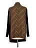 LOGO by Lori Goldstein Chevron-herringbone Brown Coat Size L - photo 2