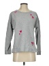 Assorted Brands Hearts Gray Sweatshirt Size S - photo 1