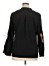 Elementz 100% Polyester Solid Black Long Sleeve Blouse Size XL - photo 2