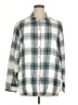Jachs Girlfriend Plaid Gray 3/4 Sleeve Button-Down Shirt Size XL - photo 1