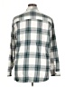Jachs Girlfriend Plaid Gray 3/4 Sleeve Button-Down Shirt Size XL - photo 2