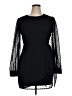 Lulus 100% Polyester Black Cocktail Dress Size XL - photo 1
