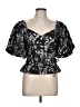 Jonathan Simkhai Black Short Sleeve Blouse Size 10 - photo 1