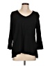 Elliott Lauren 100% Cotton Black Pullover Sweater Size L - photo 1