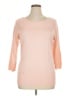 New York & Company Pink Pullover Sweater Size XL - photo 1