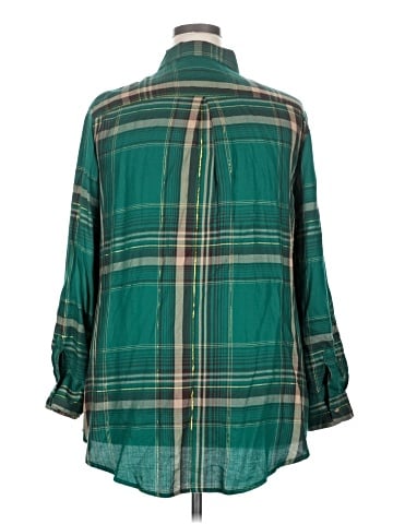 Cato 3/4 Sleeve Button-Down Shirt (view 2)