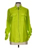 MICHAEL Michael Kors 100% Polyester Solid Green 3/4 Sleeve Blouse Size L - photo 1