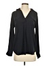 Ann Taylor 100% Polyester Black Long Sleeve Blouse Size XS - photo 1
