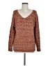 Susina Tweed Brown Pullover Sweater Size M - photo 1