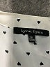LYNN Ryan Polka Dots White 3/4 Sleeve Blouse Size M - photo 7
