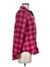 Vineyard Vines Performance 100% Polyester Checkered-gingham Burgundy Long Sleeve Blouse Size 6 - photo 4