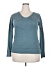 Neiman Marcus Teal 3/4 Sleeve T-Shirt Size XXL (estimated) - photo 1
