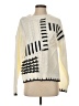 Anna-kaci 100% Acrylic Graphic Ivory Cardigan Size S - photo 1
