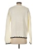 Anna-kaci 100% Acrylic Graphic Ivory Cardigan Size S - photo 2