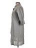 Unbranded 100% Polyester Gray Casual Dress Size L - photo 5