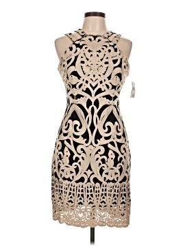 green emerald velvet dress NWT Foxiedox Embroidered Mesh Floral Overlay Dress