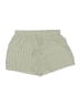 Shein 100% Polyester Stripes Green Shorts Size 12 - photo 1