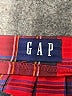 Gap 100% Rayon Plaid Red Casual Skirt Size 5 - 6 - photo 4