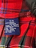 Gap 100% Rayon Plaid Red Casual Skirt Size 5 - 6 - photo 5