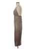 Windsor 100% Polyester Metallic Silver Cocktail Dress Size S - photo 5