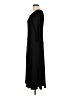 Nina Leonard Solid Black Casual Dress Size L - photo 5