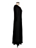 Nina Leonard Solid Black Casual Dress Size L - photo 4