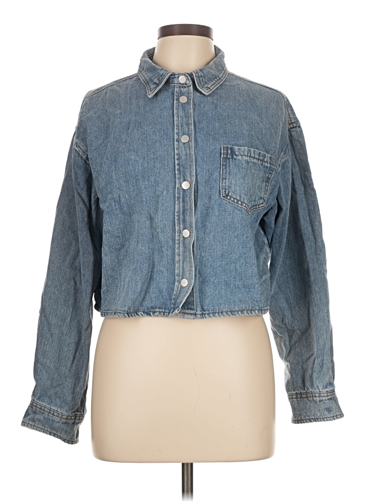 Pre-owned Assorted Brands Denim Jacket In Blue