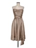 BCBGMAXAZRIA Tan Cocktail Dress Size 8 - photo 1
