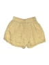 Eberjey 100% Linen Solid Gold Khaki Shorts Size XS - photo 2