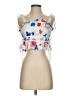 Peter Som 100% Cotton White Sleeveless Blouse Size 0 - photo 1