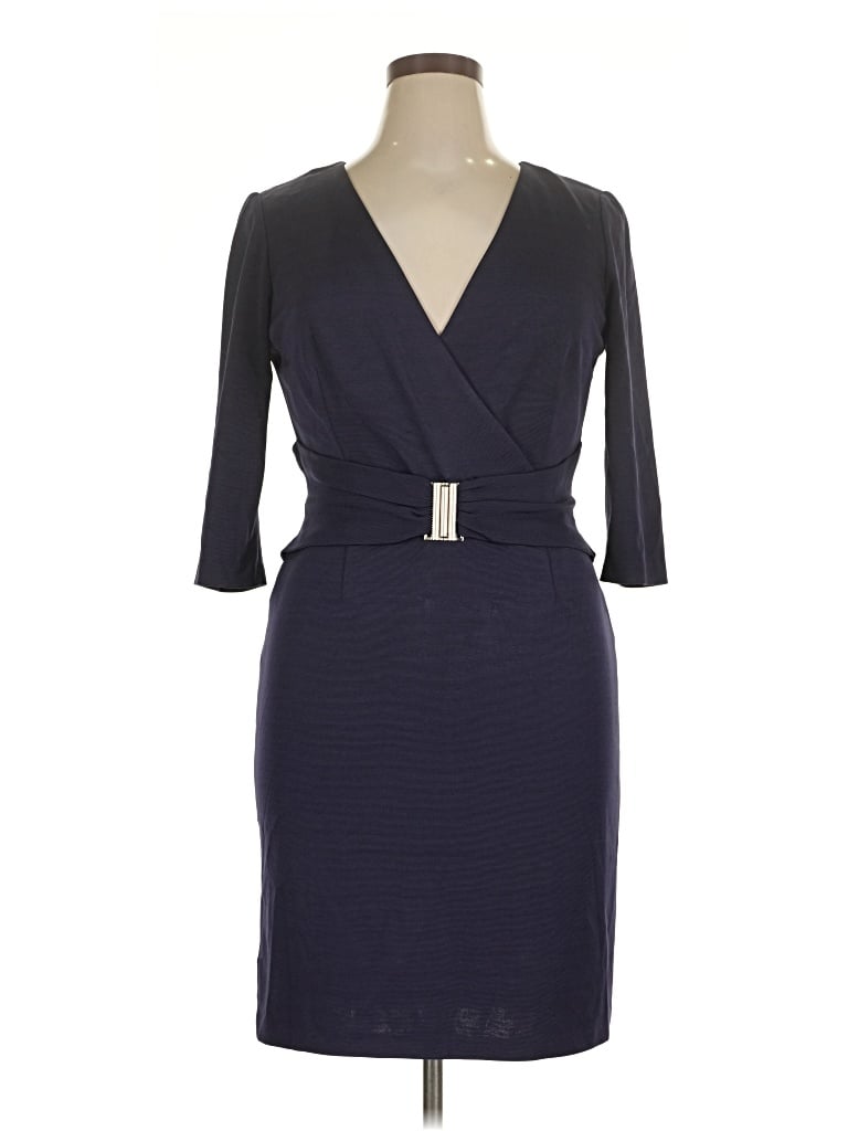 Pre-owned Kay Unger Cocktail Dress In Black