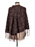 Frazzle Burgundy Poncho One size - photo 2
