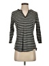 MICHAEL Michael Kors Gray 3/4 Sleeve Top Size S - photo 1