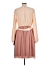 Haptics 100% Polyester Color Block Tan Casual Dress Size L - photo 2