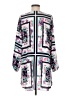 Lovers + Friends 100% Polyester Floral Graphic Multi Color Purple 3/4 Sleeve Blouse Size M - photo 2