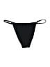 Good American Chevron-herringbone Black Swimsuit Bottoms Size Med (2) - photo 2