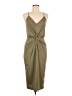 Shein Solid Tan Cocktail Dress Size 6 - photo 1