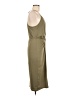 Shein Solid Tan Cocktail Dress Size 6 - photo 4