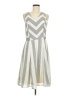 Maurices 100% Polyester Chevron-herringbone Gray Casual Dress Size 9 - photo 1