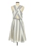 Maurices 100% Polyester Chevron-herringbone Gray Casual Dress Size 9 - photo 2